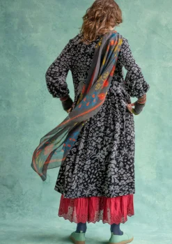 Gudrun Sjödén Velourklänning "Katla" i ekologisk bomull/återvunnen polyester