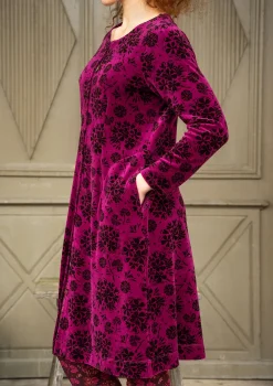 Gudrun Sjödén Velourklänning "Selma" i ekologisk bomull/återvunnen polyester