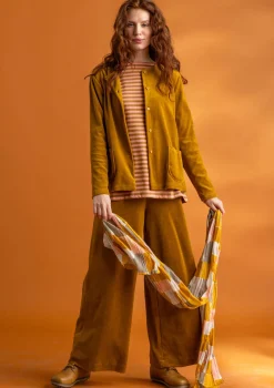 Gudrun Sjödén Velourkofta i ekologisk bomull/återvunnen polyester