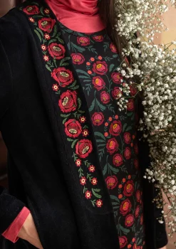 Gudrun Sjödén Velourkofta "Nora" i ekologisk bomull/återvunnen polyester