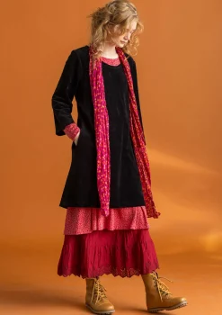 Gudrun Sjödén Velourtunika i ekologisk bomull/återvunnen polyester