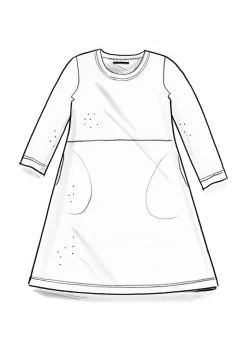 Gudrun Sjödén Velourtunika i ekologisk bomull/återvunnen polyester