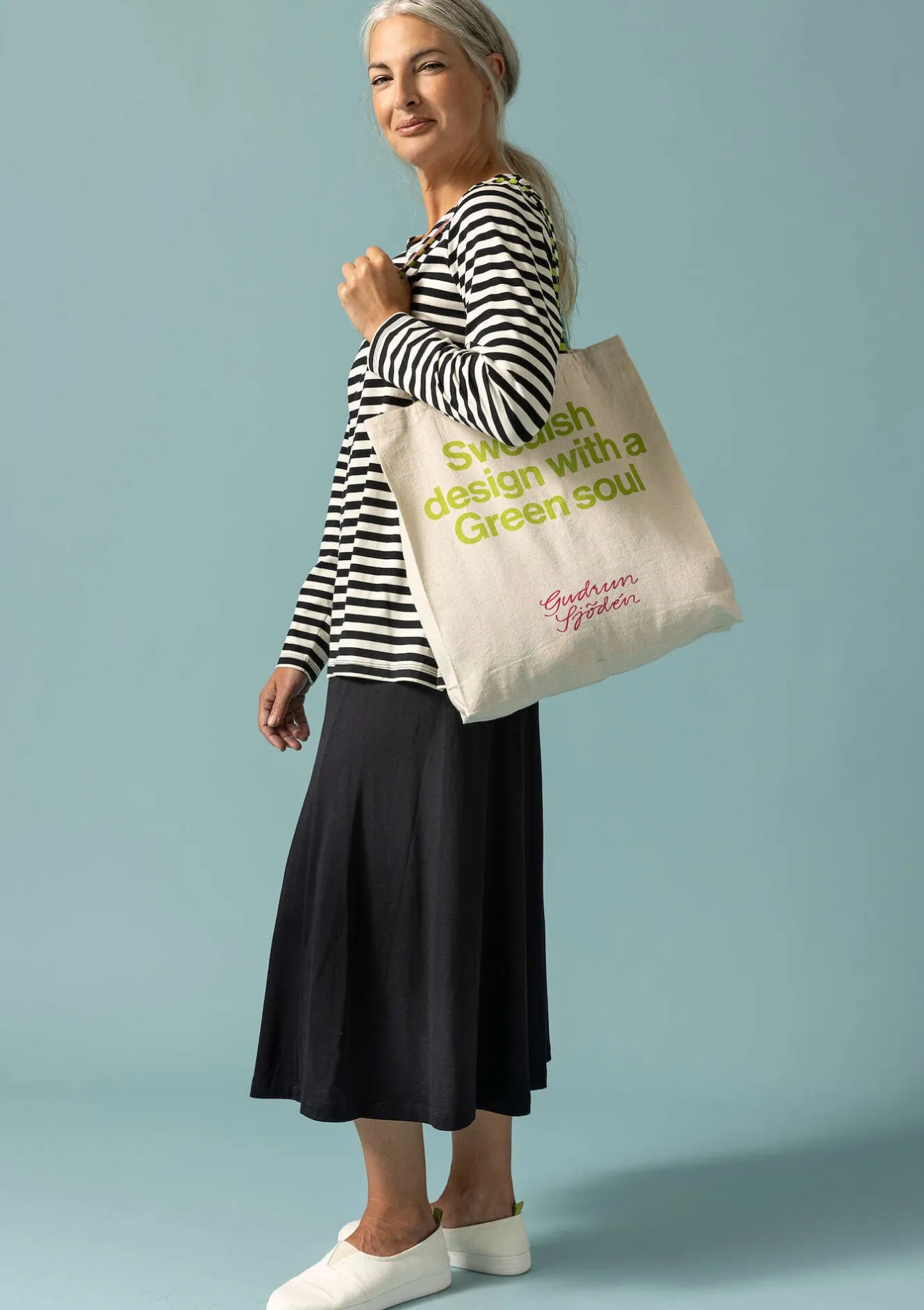 Gudrun Sjödén Väska i ekologisk bomull