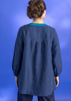 Gudrun Sjödén Vävd artistblus ”Asta” i lin