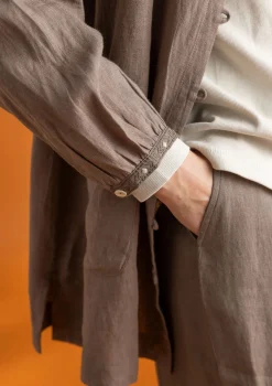 Gudrun Sjödén Vävd artistblus ”Asta” i lin