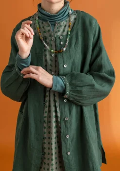 Gudrun Sjödén Vävd artistblus ”Asta” i lin