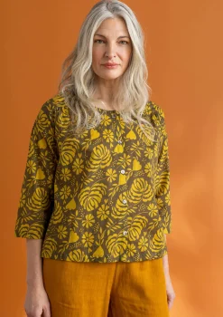 Gudrun Sjödén Vävd blus ”Hedda” i ekologisk bomull