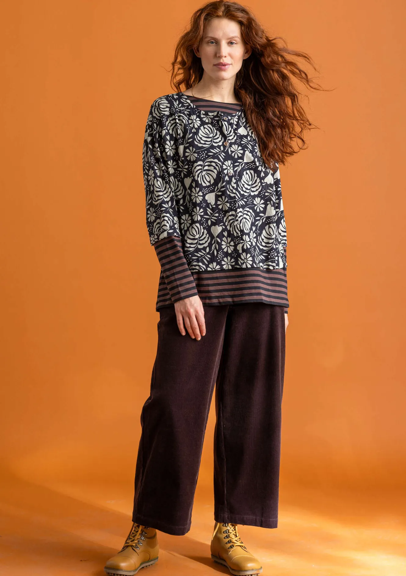 Gudrun Sjödén Vävd blus ”Hedda” i ekologisk bomull