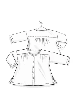 Gudrun Sjödén Vävd blus ”Hedda” i ekologisk bomull