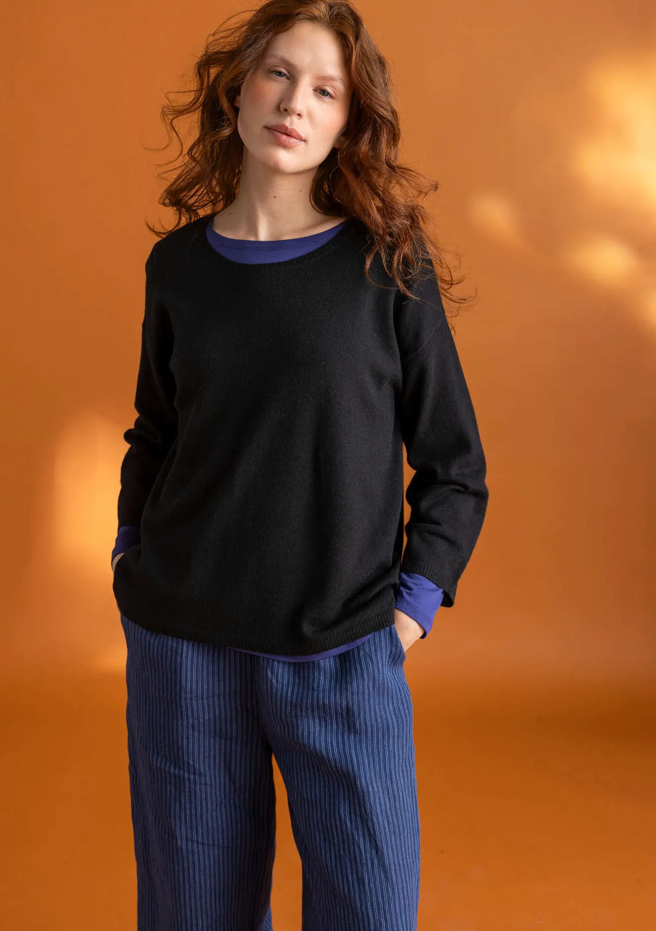 Gudrun Sjödén Vävd byxa ”Asta” i lin