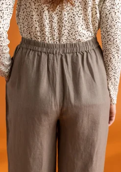 Gudrun Sjödén Vävd byxa ”Asta” i lin