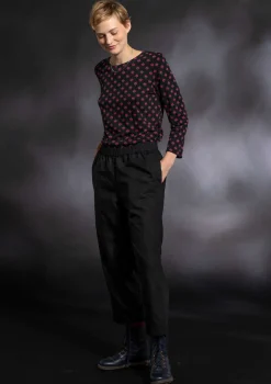 Gudrun Sjödén Vävd byxa i ekologisk bomull/lin