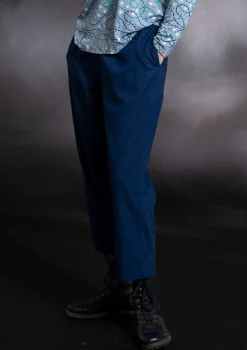 Gudrun Sjödén Vävd byxa i ekologisk bomull/lin