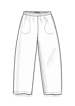 Gudrun Sjödén Vävd byxa i ekologisk bomull/lin