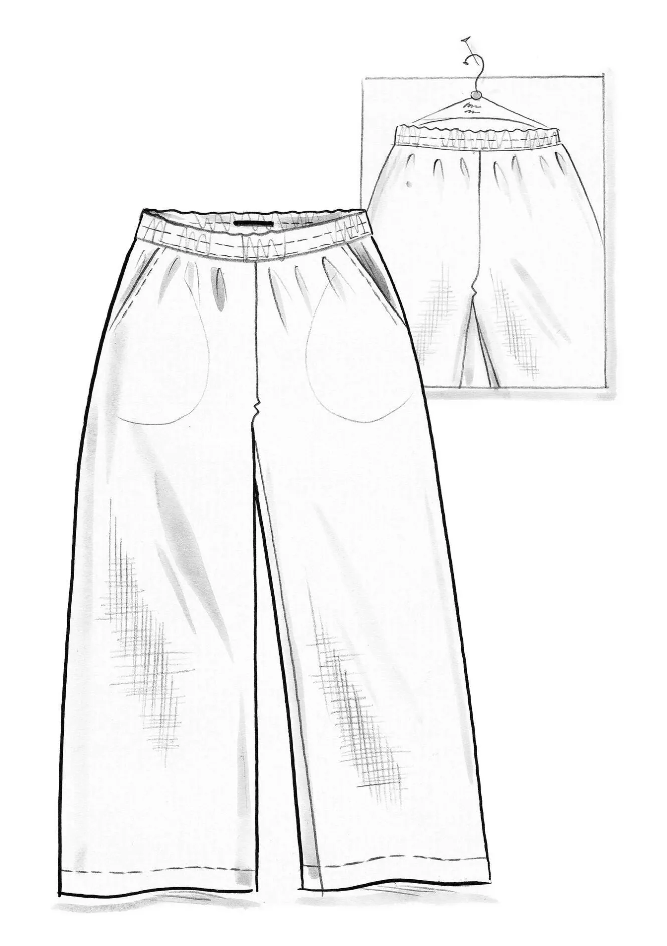 Gudrun Sjödén Vävd byxa i lin