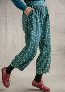 Gudrun Sjödén Vävd byxa "Mud" i ekologisk bomull