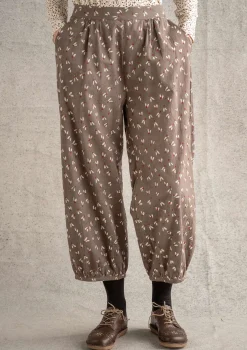 Gudrun Sjödén Vävd byxa "Mud" i ekologisk bomull