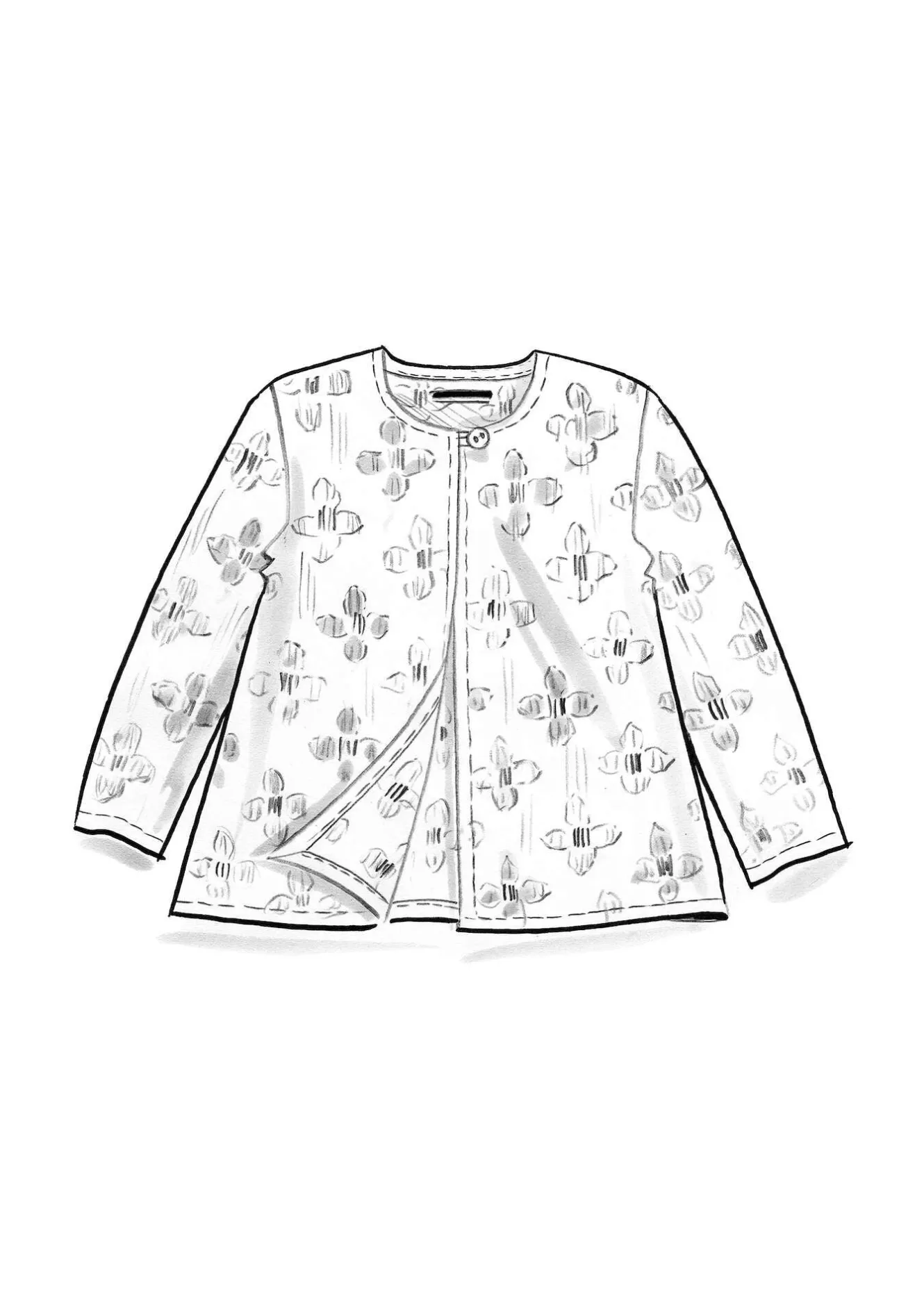 Gudrun Sjödén Vävd innerjacka "Harda" i bomull