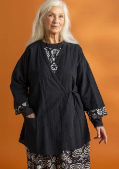 Gudrun Sjödén Vävd kimono i ekologisk bomullsdobby