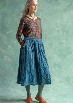 Gudrun Sjödén Vävd kjol "Helga" i ekologisk bomull