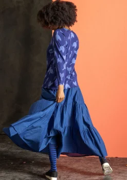 Gudrun Sjödén Vävd kjol i bomull/siden