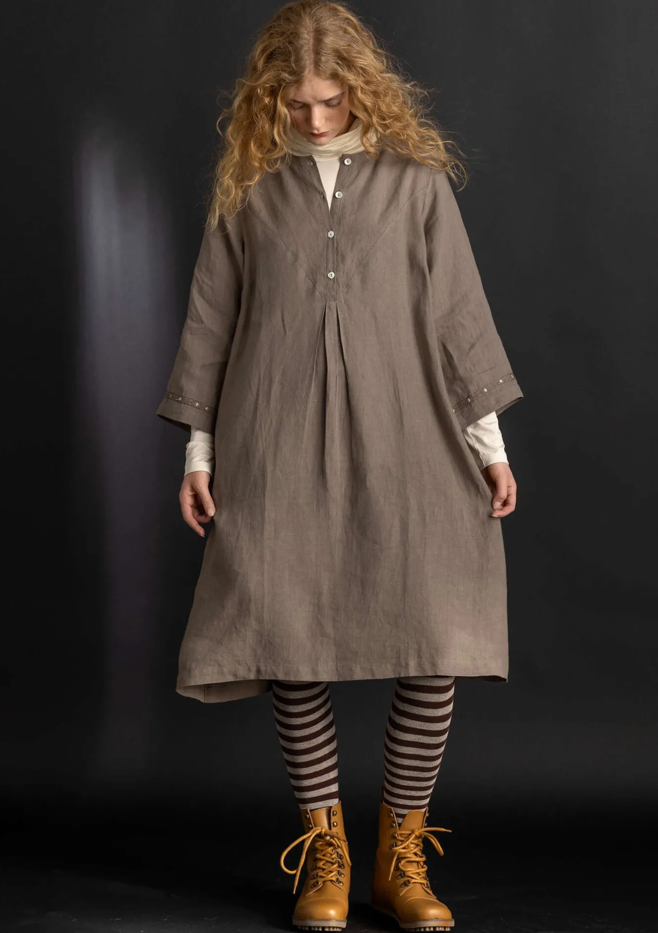 Gudrun Sjödén Vävd klänning ”Asta” i lin