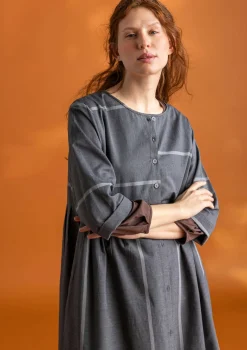 Gudrun Sjödén Vävd klänning ”Ava” i ekologisk bomull