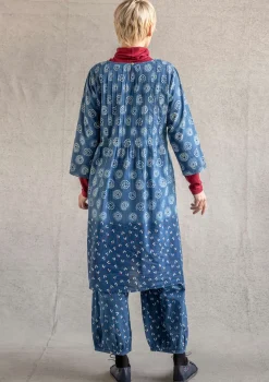 Gudrun Sjödén Vävd klänning "Clay" i ekologisk bomull