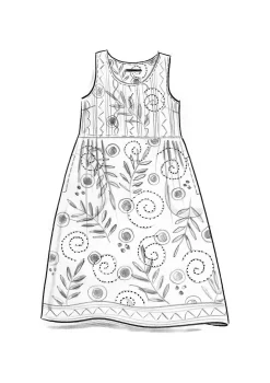 Gudrun Sjödén Vävd klänning "Embla" i ekologisk bomull