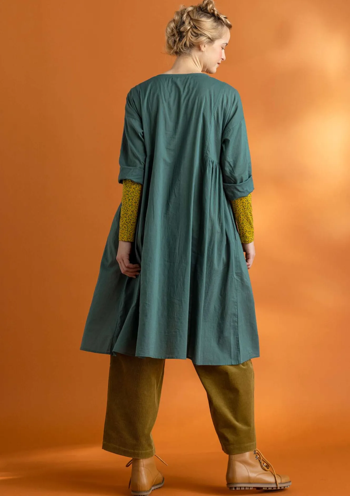 Gudrun Sjödén Vävd klänning ”Hedda” i ekologisk bomull