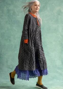 Gudrun Sjödén Vävd klänning "Helga" i ekologisk bomull