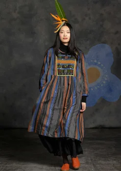 Gudrun Sjödén Vävd klänning "Jaipur" i ull/bomull