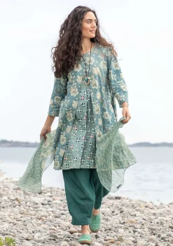 Gudrun Sjödén Vävd klänning "Kamala" i ekologisk bomull