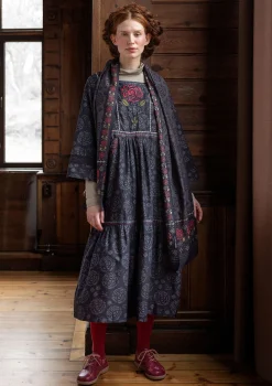 Gudrun Sjödén Vävd klänning "Kamelia" i ekologisk bomull/siden
