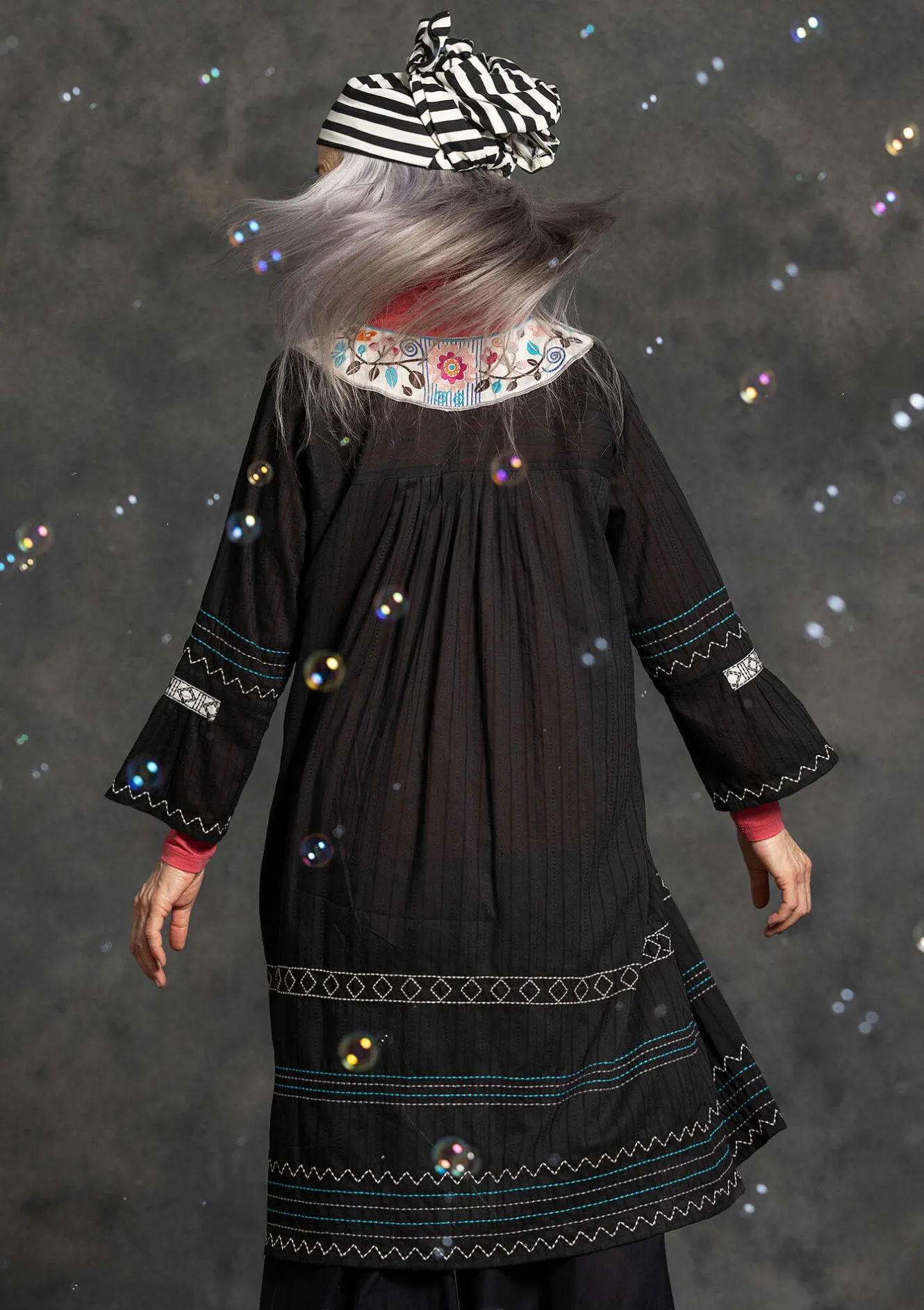 Gudrun Sjödén Vävd klänning "Kristina" i ekologisk bomull