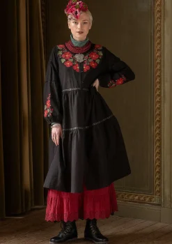 Gudrun Sjödén Vävd klänning "Åland" i ekologisk bomull