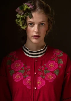 Gudrun Sjödén Vävd klänning "Åland" i ekologisk bomull