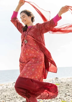 Gudrun Sjödén Vävd klänning "Neela" i ekologisk bomull