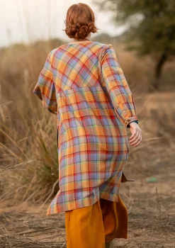 Gudrun Sjödén Vävd klänning "Skagen" i ekologisk bomull