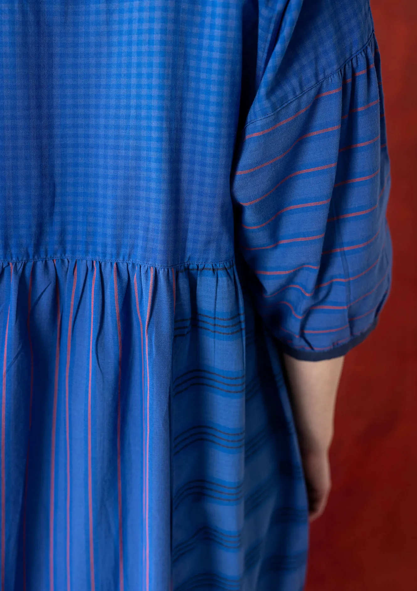 Gudrun Sjödén Vävd klänning "Sofia" i ekologisk bomull