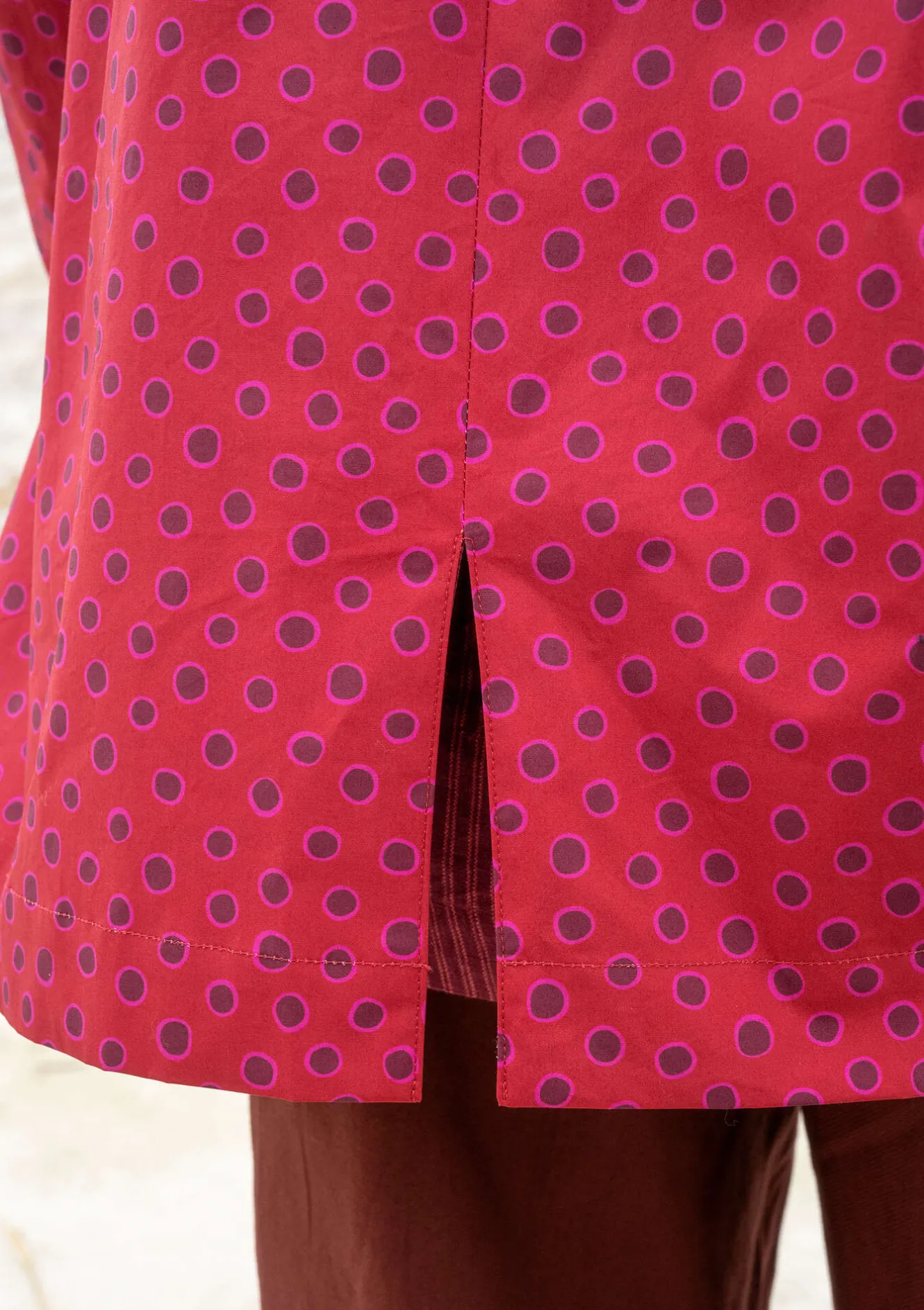 Gudrun Sjödén Vävd parkas "Lucy" i ekologisk bomull