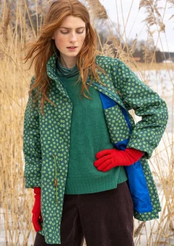 Gudrun Sjödén Vävd parkas "Lucy" i ekologisk bomull