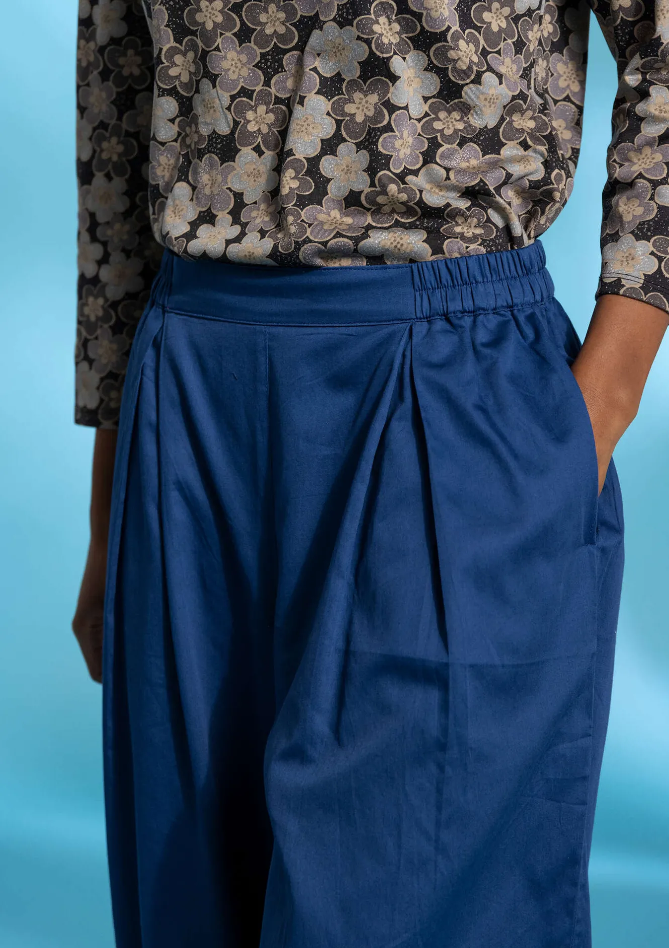 Gudrun Sjödén Vävd puffbyxa i ekologisk bomull