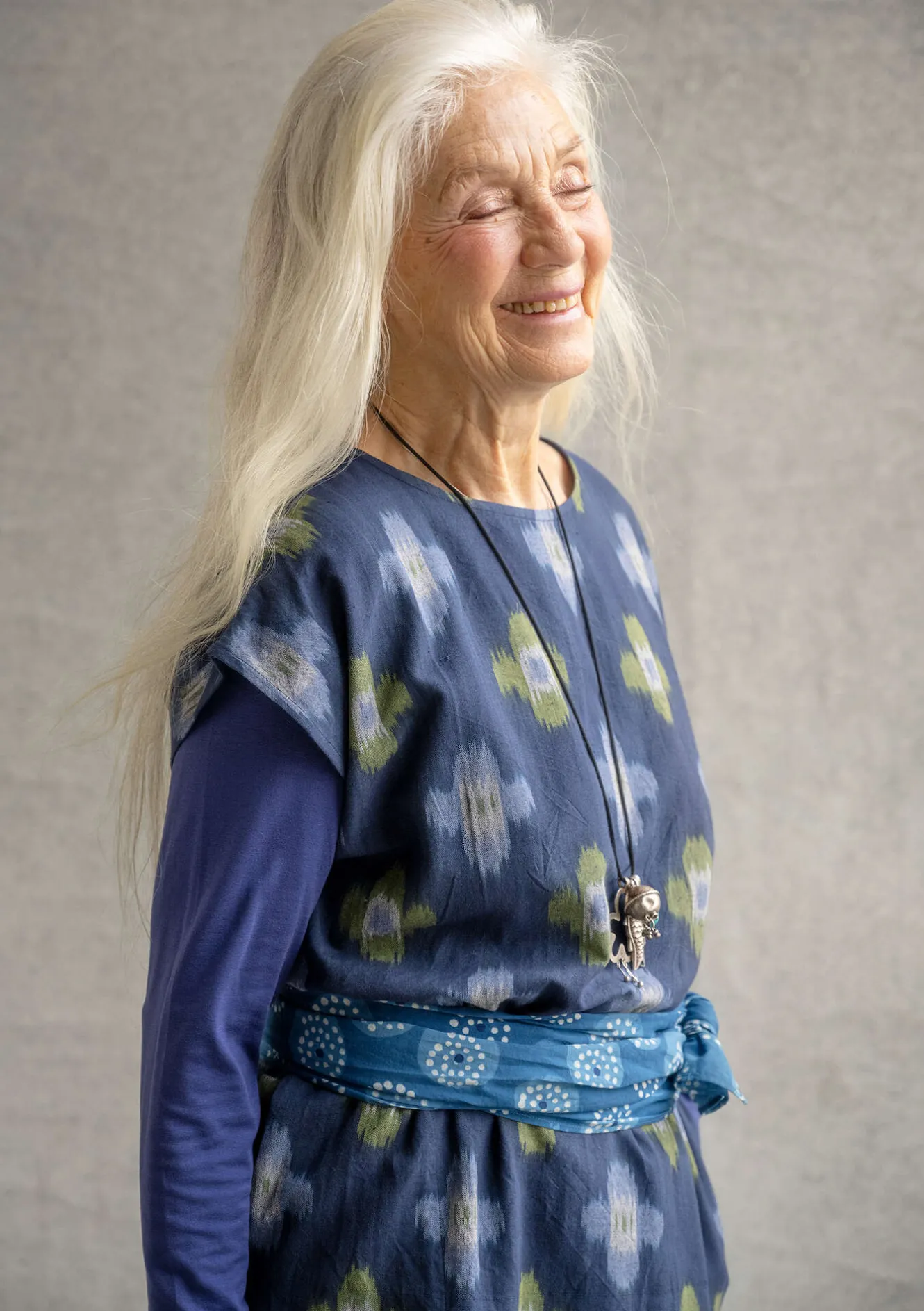 Gudrun Sjödén Vävd tunika "Harda" i bomull