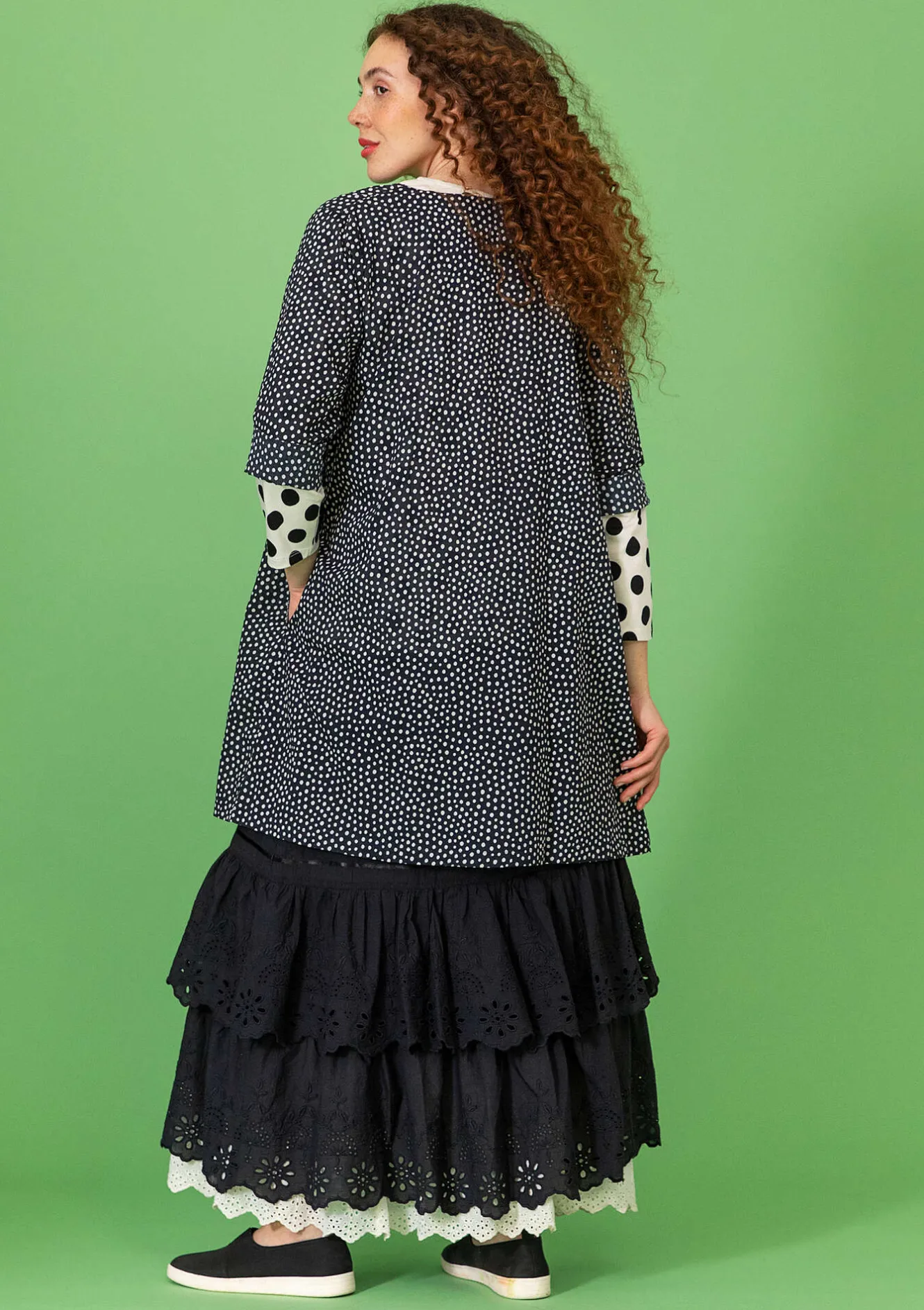 Gudrun Sjödén Vävd tunika "Monika" i ekologisk bomull