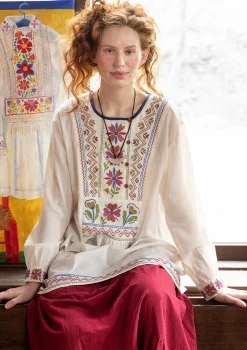 Gudrun Sjödén Vävd tunika "Wanja" i ekologisk bomull