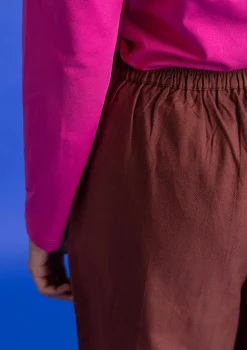 Gudrun Sjödén Vävd twillbyxa i ekologisk bomull