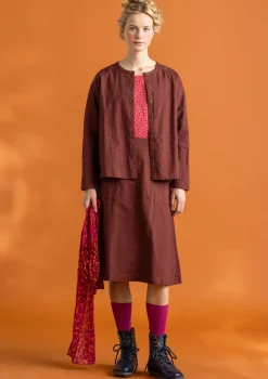 Gudrun Sjödén Vävd twillkjol i ekologisk bomull