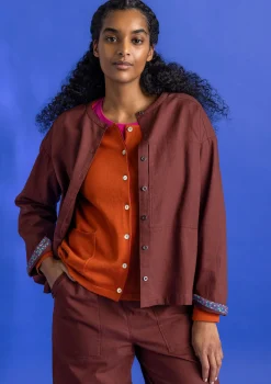 Gudrun Sjödén Vävd twillskjorta i ekologisk bomull