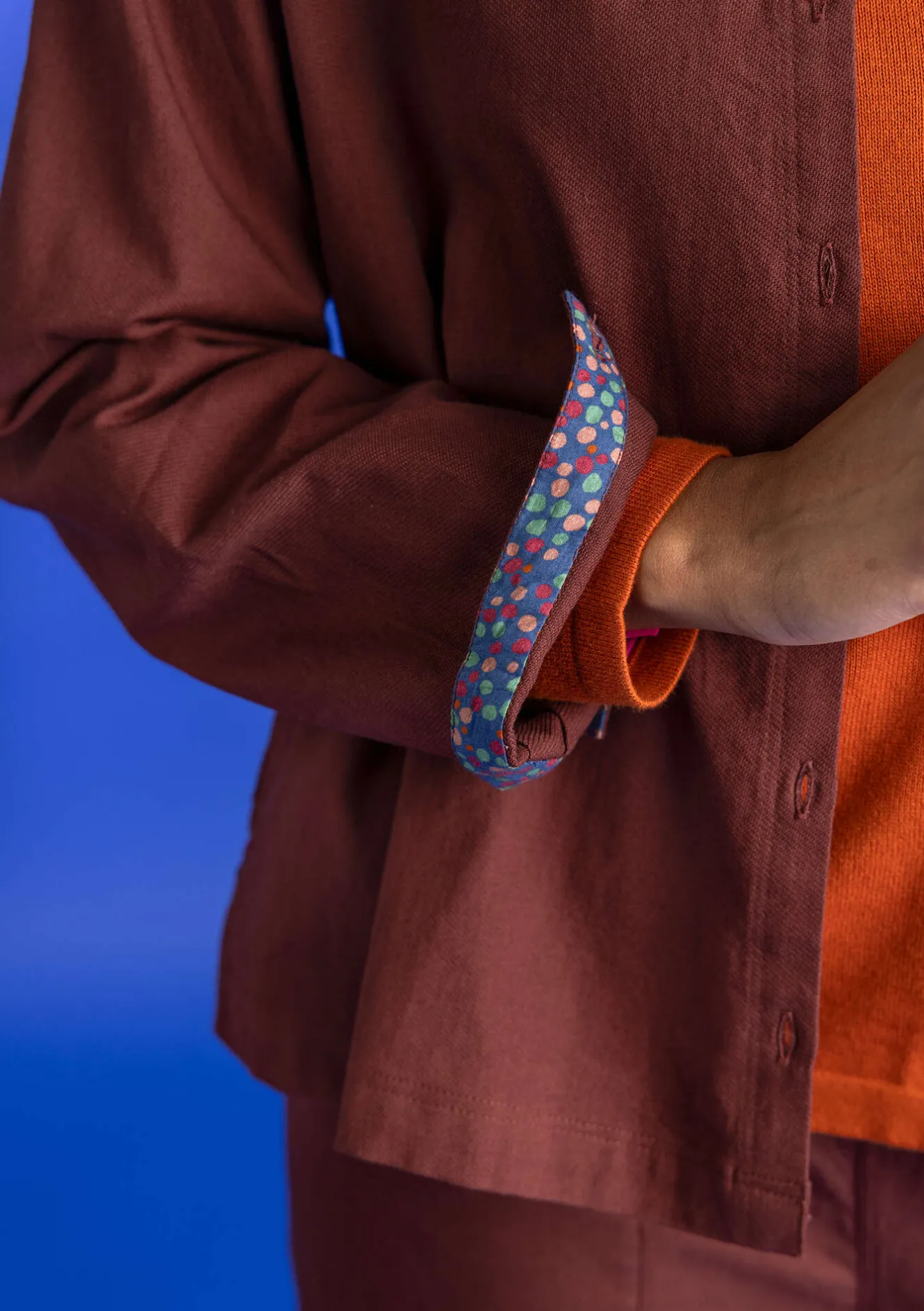 Gudrun Sjödén Vävd twillskjorta i ekologisk bomull